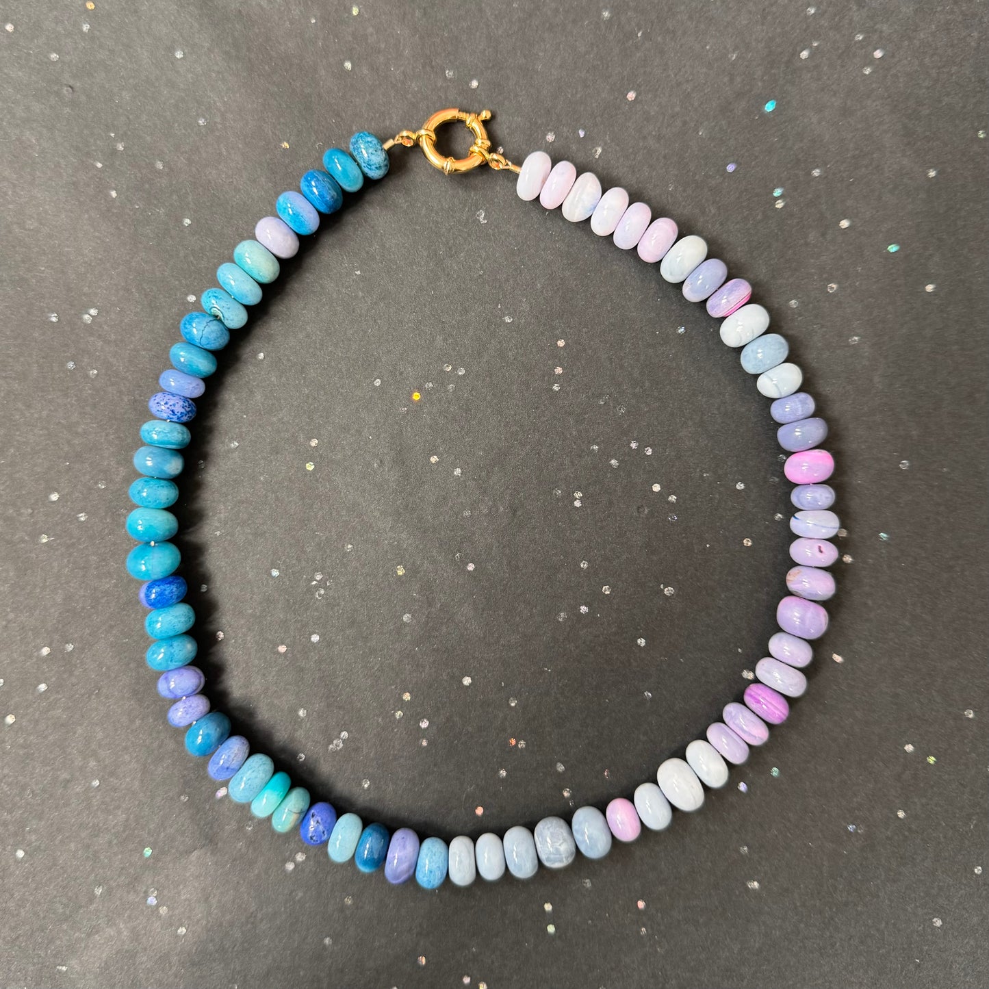 Kette "LavenderLagoon", gold